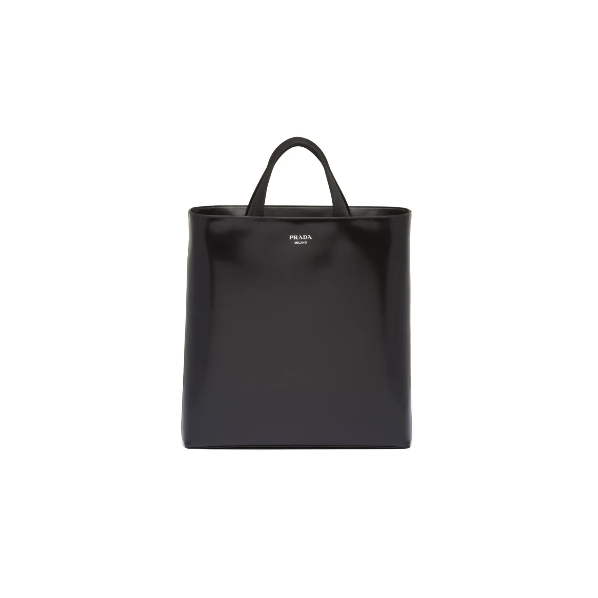 Pra*a logo print tote bag 2vg113 (38*36*6cm)